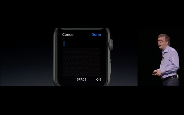 Apple zeigt WatchOS 3. (Screenshot: Golem.de)